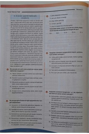 2026 KPSS ÖSYM Arşivi Çıkmış Soru Karma Genel Yetenek Genel Kültür D. Çözümlü Deneme 10/7.Kitapçık