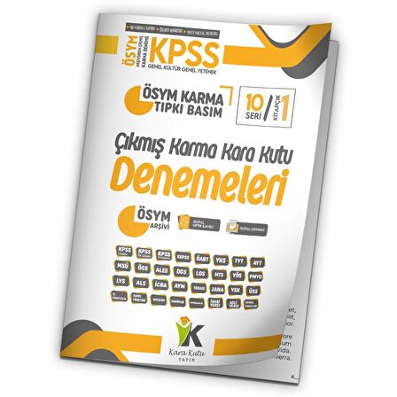 2022 KPSS ÖSYM Arşivi Çıkmış Soru Karma Genel Yetenek Genel Kültür D. Çözümlü Deneme 10/1.Kitapçık