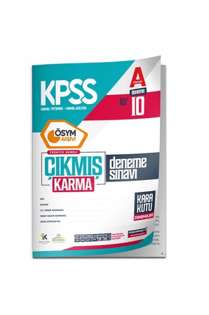 2026 KPSS ÖSYM Arşivi Çıkmış Soru Karma Genel Yetenek Genel Kültür D. Çözümlü Deneme 10/10.Kitapçık
