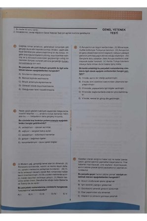 2026 KPSS ÖSYM Arşivi Çıkmış Soru Karma Genel Yetenek Genel Kültür D. Çözümlü Deneme 10/10.Kitapçık