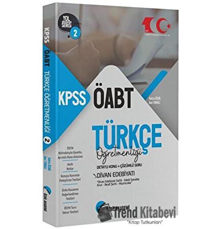 2023 ÖABT Türkçe 2. Kitap Divan Edebiyatı Konu Anlatımlı Soru Bankası