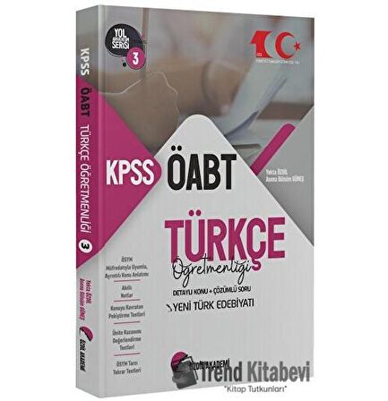 2023 ÖABT Türkçe 3. Kitap Yeni Türk Edebiyatı Konu Anlatımlı Soru Bankası