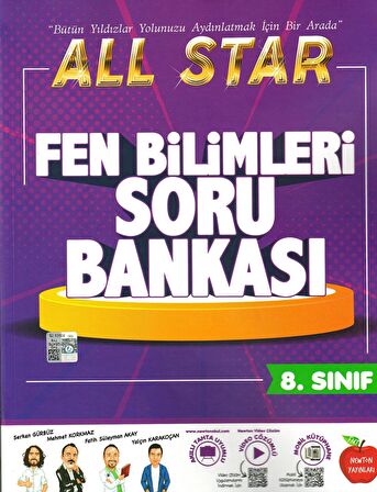 8. Sınıf All Star Fen Bilimleri Soru Bankası