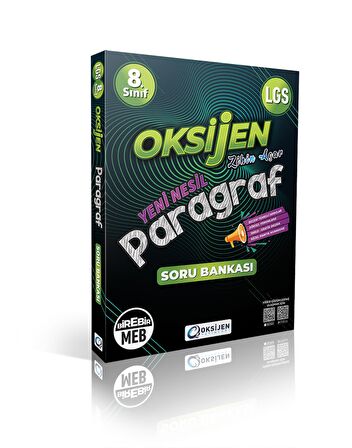 Oksijen Lgs 8. Sınıf Yeni Nesil Paragraf Soru Bankası