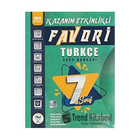 7. Sınıf Türkçe Favori Serisi Kazanım Etkinlikli Soru Bankası