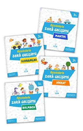 Aktivitelerle Zeka Gelişimi Serisi (4 Kitap)