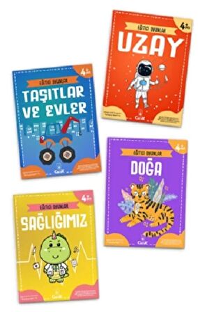 Eğitici Oyunlar Serisi (4 Kitap)