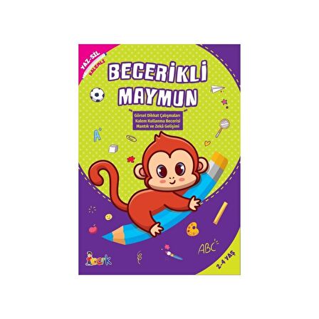 Becerikli Maymun - Yaz-Sil Kalemli