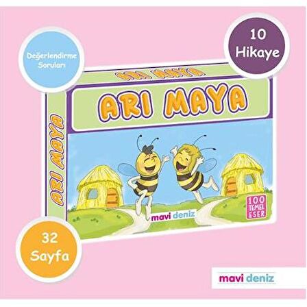 Arı Maya Hikaye Seti 2. Sınıf (10 Kitap) - Kolektif - Mavi Deniz Yayınları