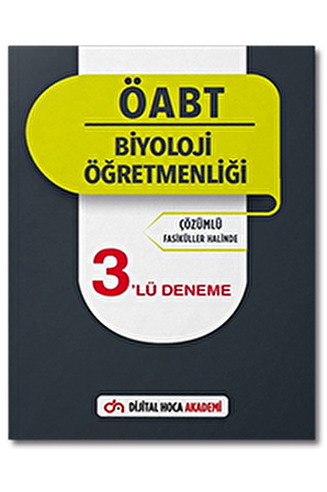 2022 ÖABT Biyoloji Öğretmenliği Çözümlü 3’lü Deneme