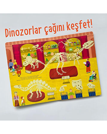 Ne Sorsan Bilir Minik - Benim İlk Dinozorlar Kitabım - Ceren Çukadar - Sincap Kitap
