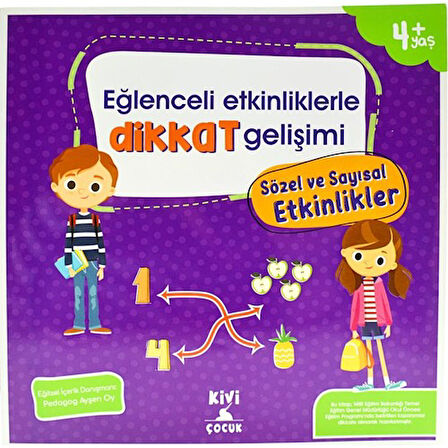 Kivi Çocuk Eğlenceli Etkinliklerle Dikkat Gelişimi Sözel Ve Sayısal  Etkinlikler