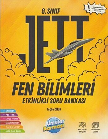 8. Sınıf Fen Bilimleri Jett Etkinlikli Soru Bankası