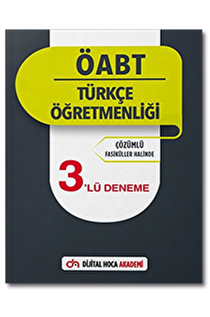 2022 ÖABT Türkçe Öğretmenliği Çözümlü 3’lü Deneme