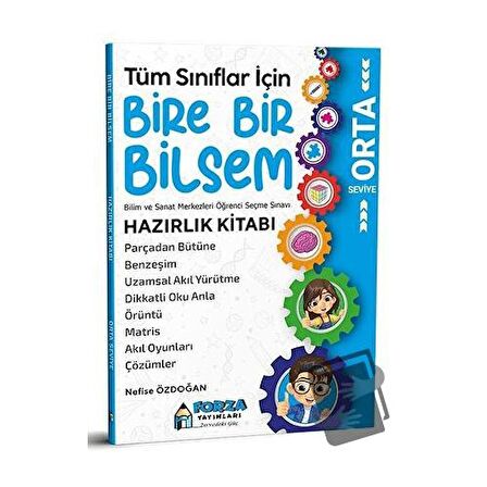 2022 Tüm Sınıflar İçin Bire Bir Bilsem Orta Seviye Hazırlık Kitabı
