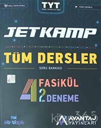 2021 TYT Jet Kamp Tüm Dersler Soru Bankası Fasikül Deneme