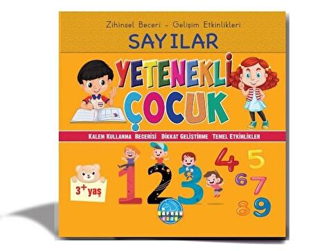 Safkan Kids Okul Öncesi Yetenekli Çocuk Sayılar 3+ 