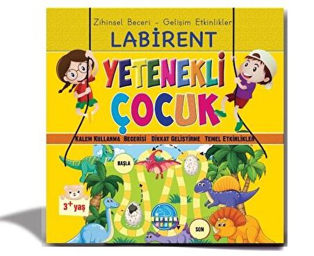 Safkan Kids Okul Öncesi Yetenekli Çocuk Labirent 3+ 