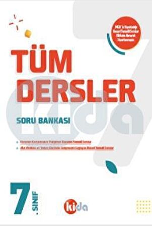 Kida 7. Sınıf Tüm Dersler Soru Bankası