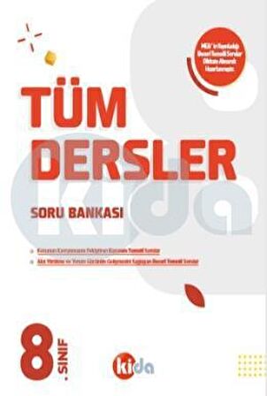 Kida 8. Sınıf Tüm Dersler Soru Bankası