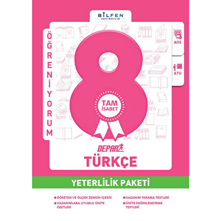 8. Sınıf Türkçe Depar Tam İsabet Yeterlilik Paketi