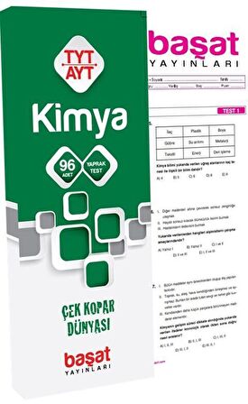 TYT AYT Kimya Yaprak Test