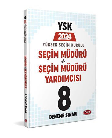 Data 2024 GYS YSK Seçim Müdürü ve Yardımcısı 8 Deneme Görevde Yükselme Data Yayınları