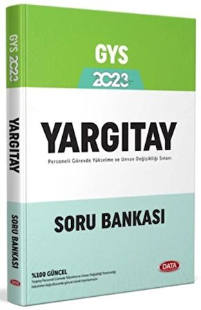 2023 Yargıtay GYS Soru Bankası