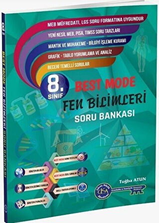 Gür Yayınları 8. Sınıf Fen Bilimleri Best Mode Soru Bankası