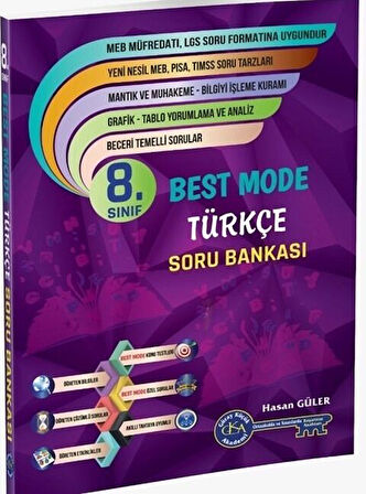 Gür Yayınları 8. Sınıf Türkçe Best Mode Soru Bankası