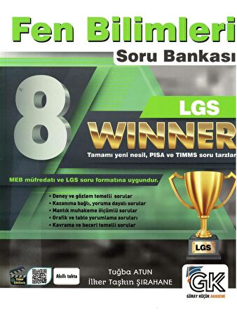 Gür 8.Sınıf Winner Fen Bilimleri Soru Bankası
