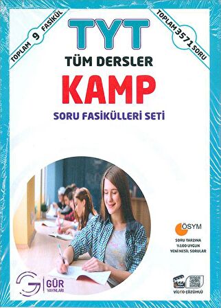 TYT Tüm Dersler Soru Fasikülleri Kamp Seti Gür Yayınları