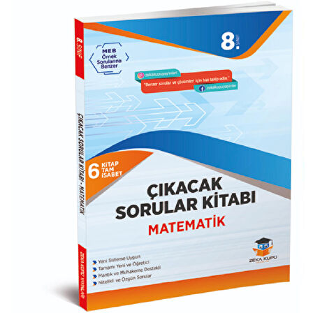 Zeka Küpü Yayınları 8. Sınıf Matematik Çıkacak Sorular Kitabı