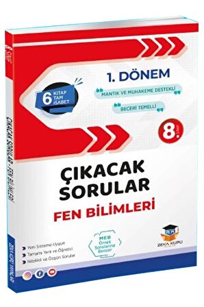 ZEKA KÜPÜ 8.SINIF1.DÖNEM FEN BİLİMLERİ ÇIKACAK SORULAR