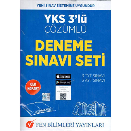 YKS 3 Çözümlü Deneme Sınavı Seti