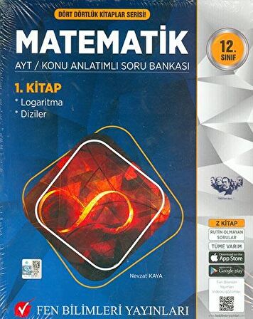 2021 12. Sınıf Dört Dörtlük Kitaplar Serisi Matematik AYT Konu Anlatımlı Soru Bankası (4 Kitap Set)