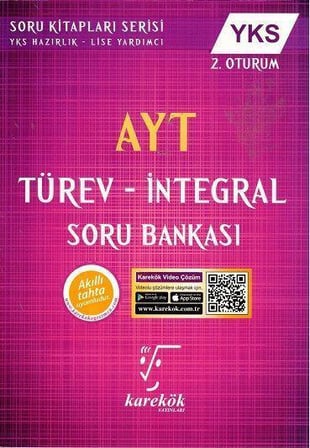 Yks 2. Oturum Ayt Türev - Integral Soru Bankası Kitabı