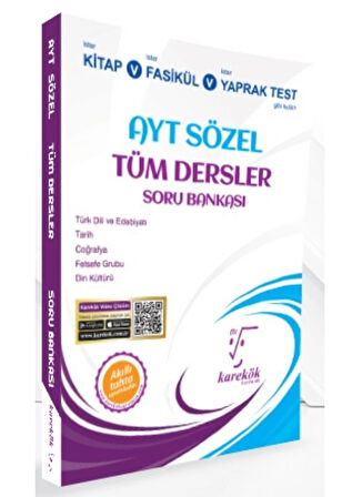AYT Tüm Dersler Soru Bankası Sözel Yeni