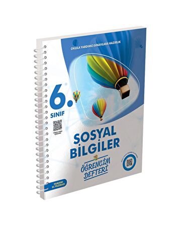 6. Sınıf Sosyal Bilgiler Öğrencim Defteri