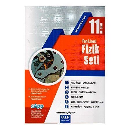 Çap 11.Sınıf Fen Lisesi Fizik Seti 2020