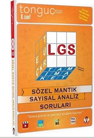 8. Sınıf LGS Sözel Mantık Sayısal Analiz Soruları / Kolektif