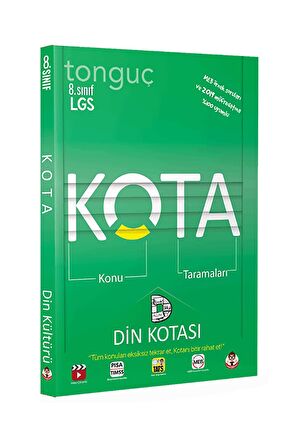 Tonguç  8.Sınıf Kota Din Kültürü Konu Taramaları