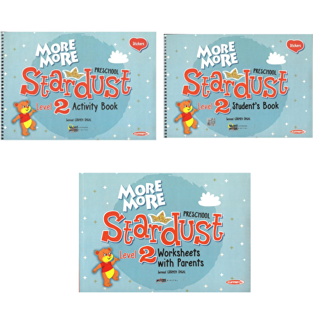 More & More English Preschool Stardust Level 2  3 Lü Kitap Seti