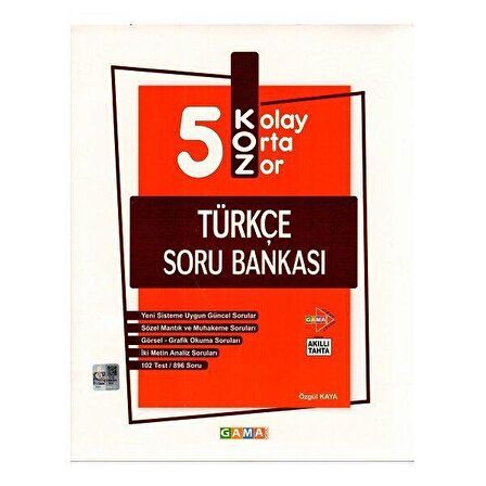 5. Sınıf Koz Türkçe Soru Bankası