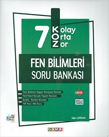 7. Sınıf Koz Fen Bilimleri Soru Bankası