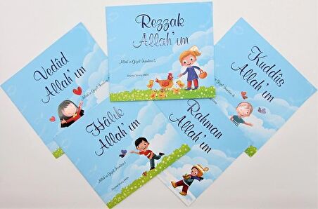 Allahın Güzel İsimleri Seti (5 Kitap Takım)