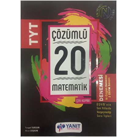 Yanıt TYT Çözümlü 20'li Matematik  Branş Denemesi