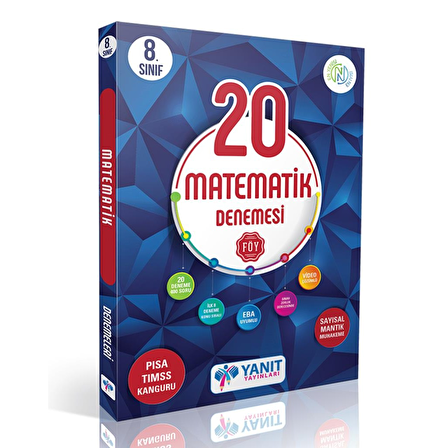 Yanıt 8. Sınıf Çözümlü 20 Matematik Branş Denemesi