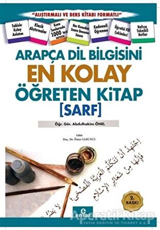 Arapça Dil Bilgisini En Kolay Öğreten Kitap (Sarf)