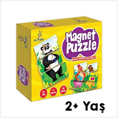 2+ Yaş Magnet Puzzle Dikkat Geliştiren Zeka Oyunu